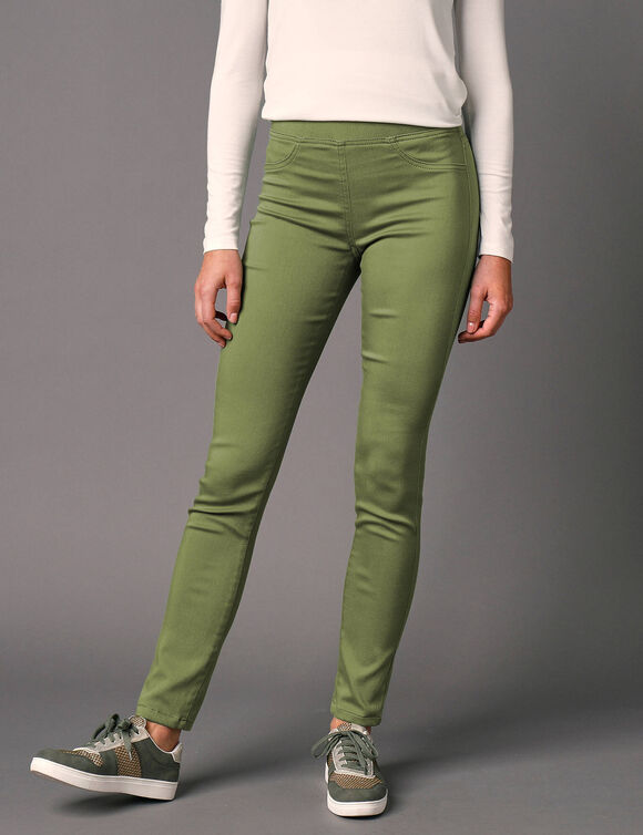 Jegging petite stature - taille élastiquée ultra confort (tilleul) Jegging petite stature - taille élastiquée ultra confort (tilleul)